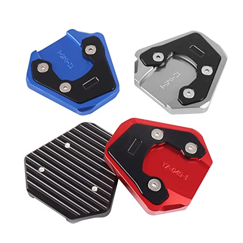 BAIONE Worldmotop Motorcycle Kickstand Pad Enlarger Extension Side Stand Plate Replacement for Suzuki GSX-S750 GSXS750 1000 GSX-S1000 GSX-S1000F Support Foot Pad (black) - Image 5