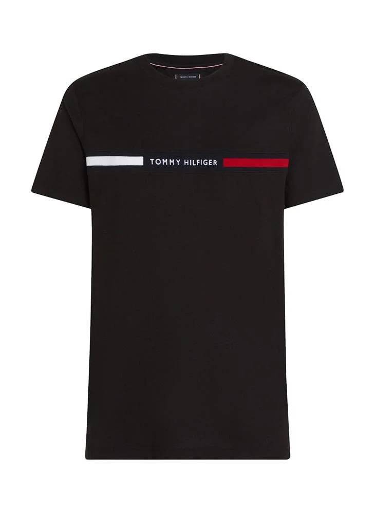 تومي هيلفيغر Logo Crew Neck T-Shirt
