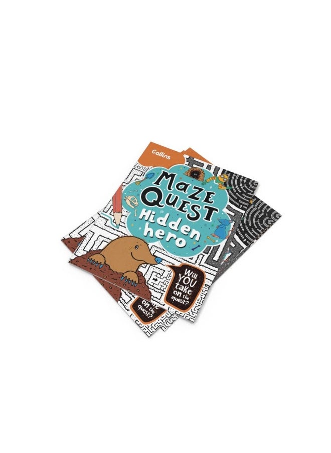 Hidden Hero: Solve 50 Mazes in This Adventure Story for Kids Aged 7+  - Image 5