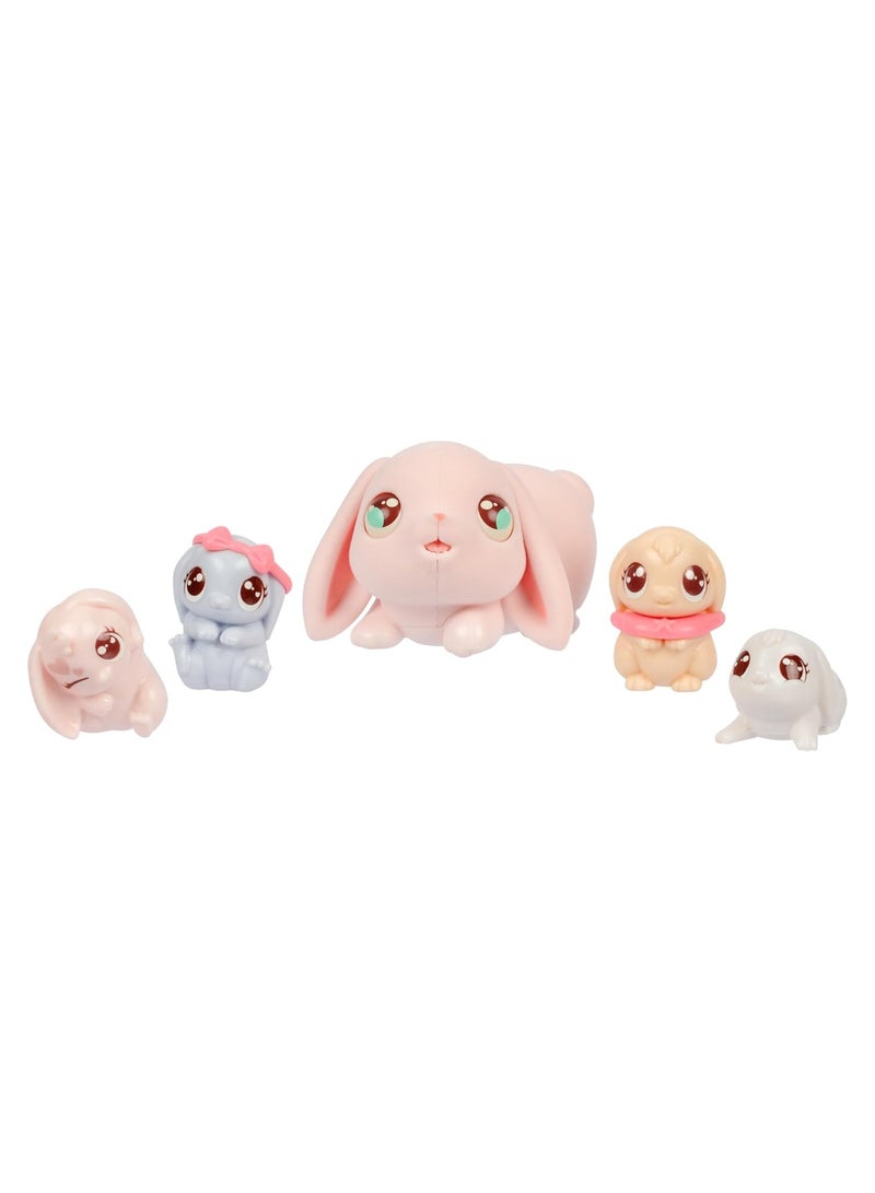 Little Live Pets Mama Surprise S4 Mini Bunny Playset | Interactive Pet | Surprise Babies | Fun Accessories | Cute & Engaging Play for Kids