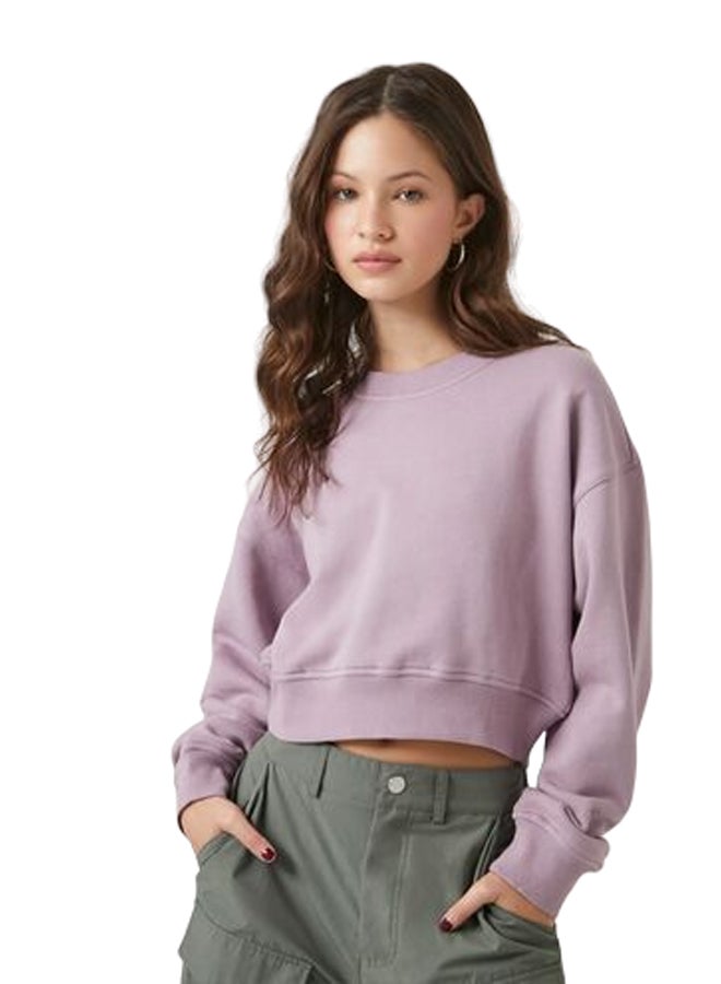 FOREVER 21 French Terry Crew Pullover - Image 1
