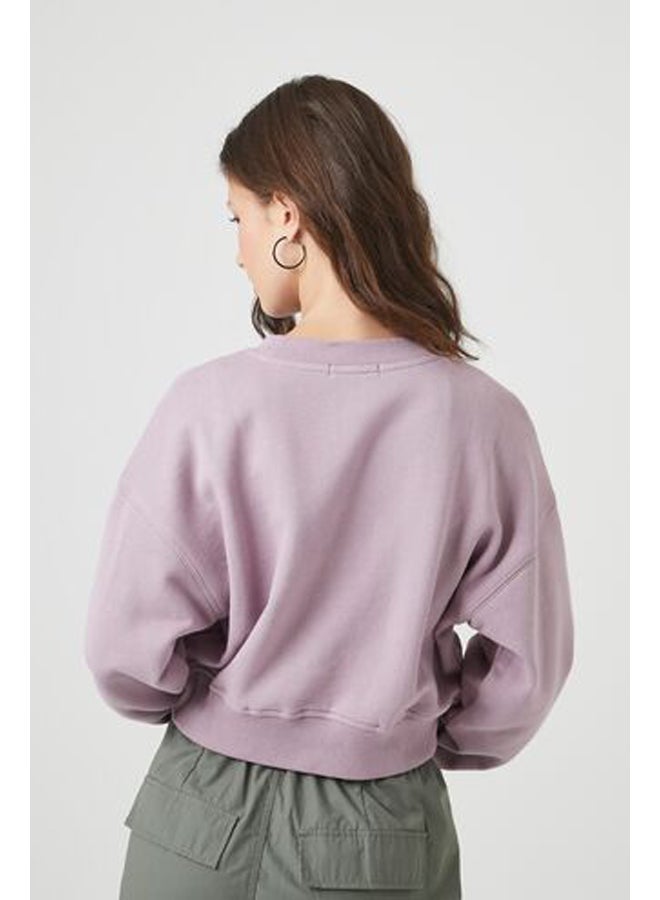 FOREVER 21 French Terry Crew Pullover - Image 3