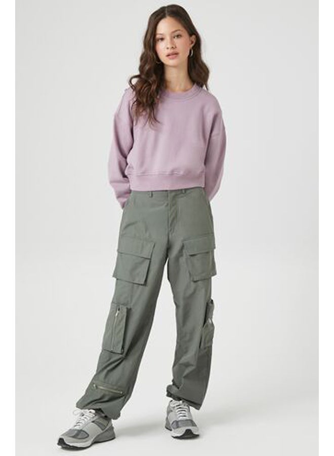 FOREVER 21 French Terry Crew Pullover - Image 4