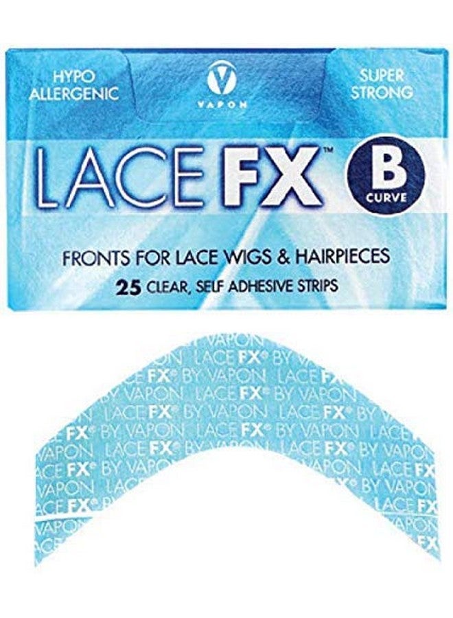 Lace FX Tape By Vapon B Curve Double Sided Super Adhesive Clear Strips For Front Lace Wigs By Vapon Inc Beauty - Image 2