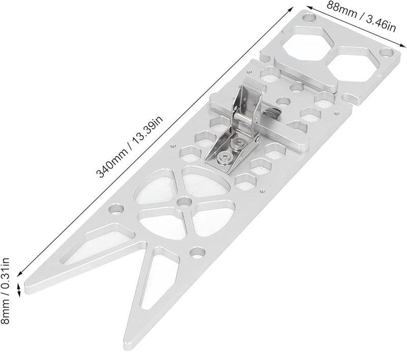 دليل زاوية قائمة 90 درجة خفيف الوزن ودقيق لمسار المنشار الدائري لأعمال النجارة - Image 3