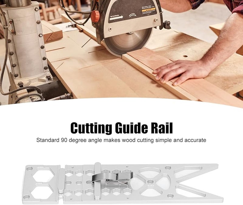 دليل زاوية قائمة 90 درجة خفيف الوزن ودقيق لمسار المنشار الدائري لأعمال النجارة - Image 4