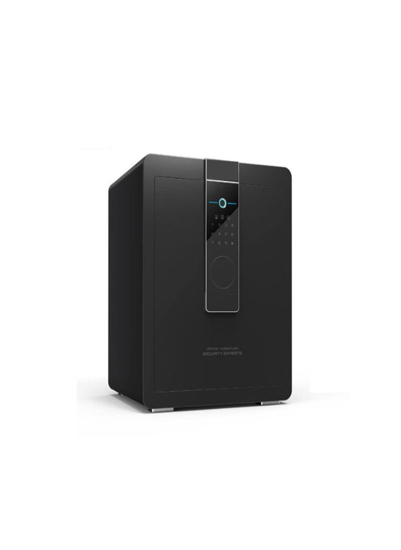 Cool Baby - COOLBABY Deluxe Biometric Fingerprint Safe Home Security Safe Box with Digital Touch Screen Keypad Storage Documents Jewelry Valuables-Black - Image 1