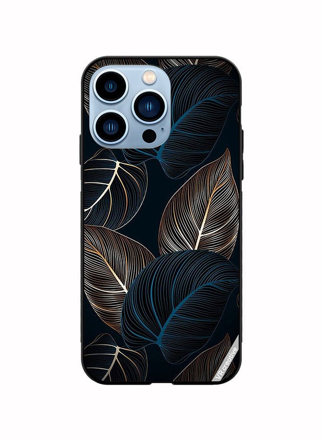 VR CREATIVE Protective Case Cover For Apple iPhone 13 Pro Banana Palm Tree Leaves Pattn Design Multicolour - Image 1