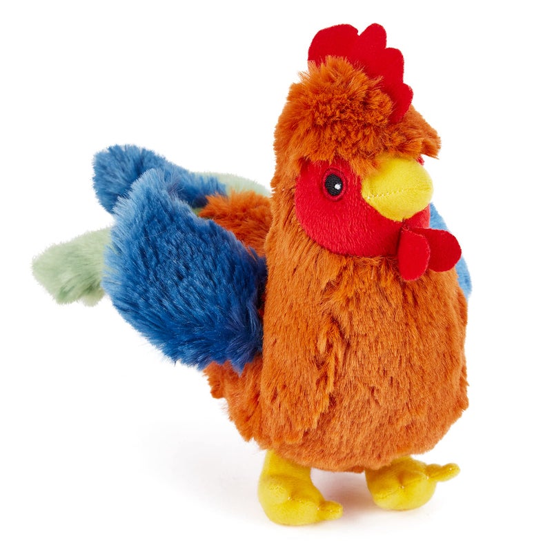 Zappi Co Children's Soft Cuddly Plush Toy Animal - Perfect Perfect Soft Snuggly Playtime Companions for Children (12-15cm /5-6") (Cockerel) - Image 1