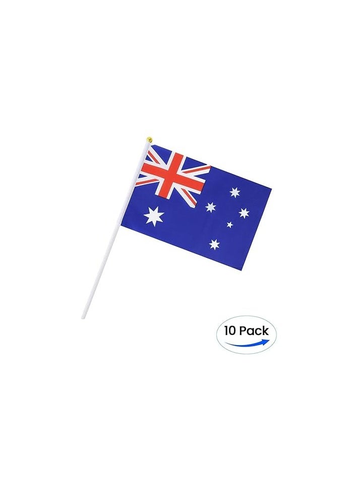 PRINTSHOP4ME Set of 10 Hand-Held Mini Country Flags - Perfect for Parades - Festivals and Party Decorations - Party Favors and Event Supplies  - Image 4