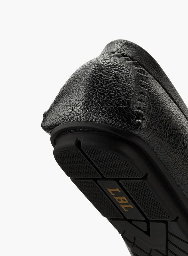 LBL by Shoexpress BLACK Men Textured Loafers for Men | Best Price UAE
