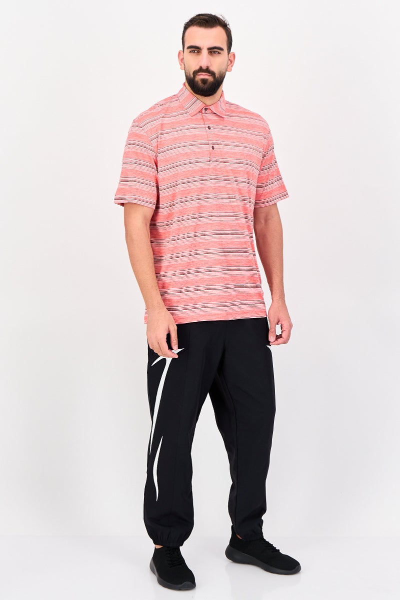 Greg Norman Men Sportswear Fit Short Sleeve Golf Polo Shirt, Multicolor - Image 3