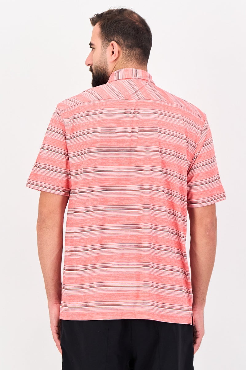 Greg Norman Men Sportswear Fit Short Sleeve Golf Polo Shirt, Multicolor - Image 4