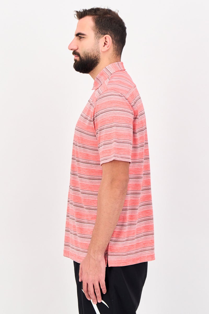 Greg Norman Men Sportswear Fit Short Sleeve Golf Polo Shirt, Multicolor - Image 2