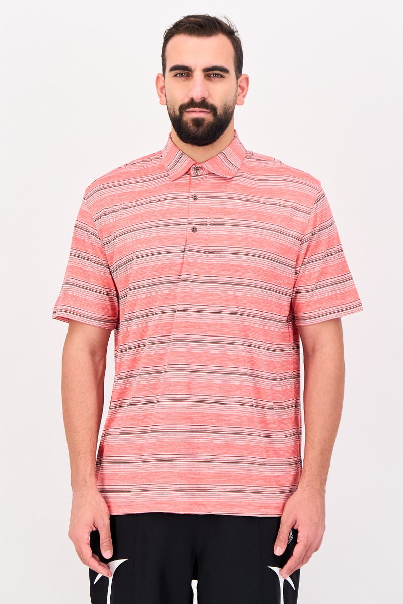 Greg Norman Men Sportswear Fit Short Sleeve Golf Polo Shirt, Multicolor - Image 1