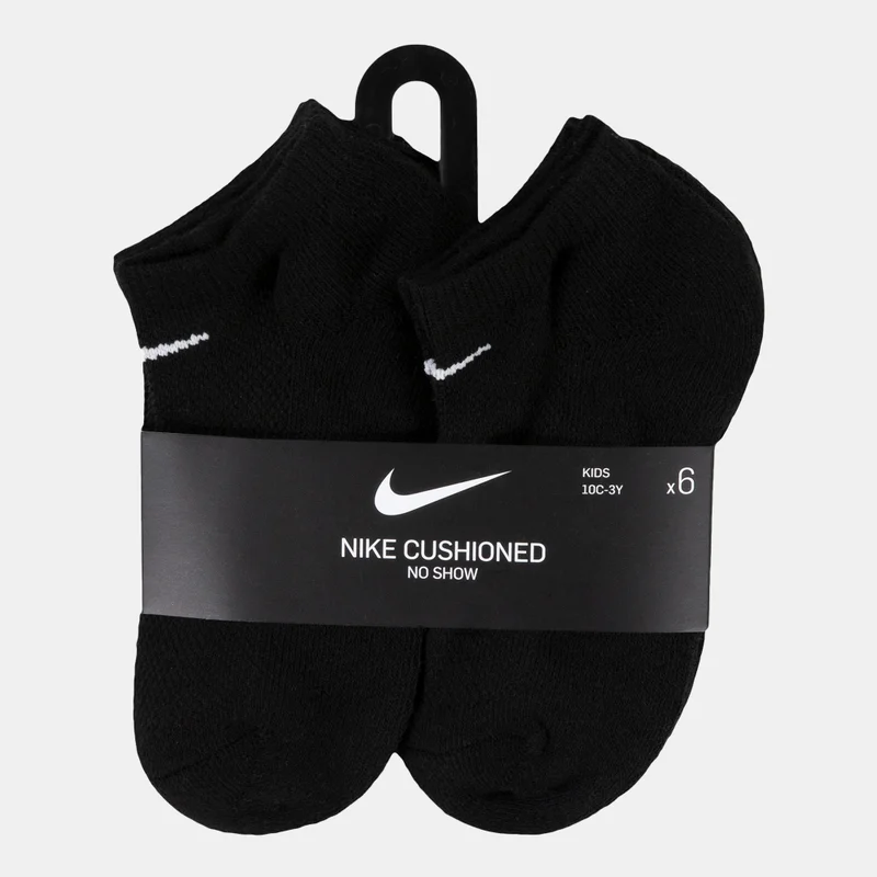 Nike Kids' Cushioned No-Show Socks (6 Pairs)