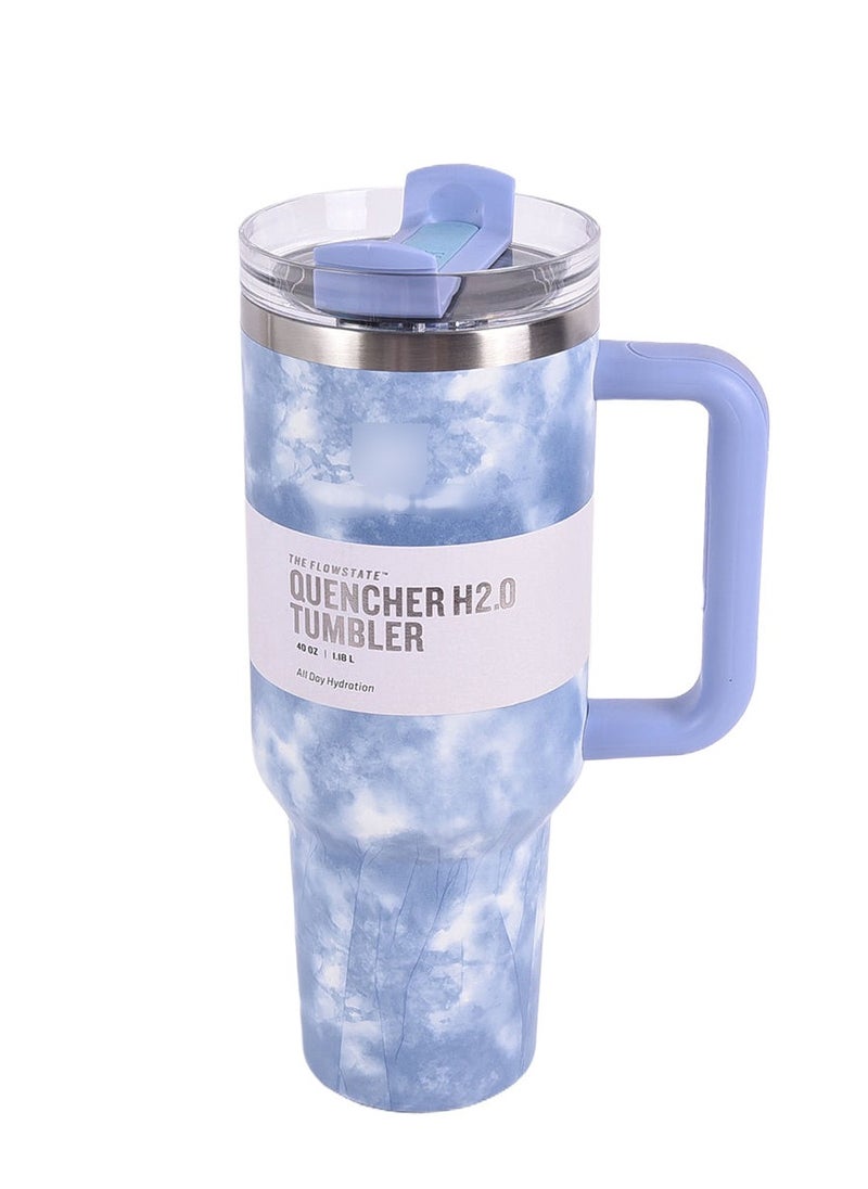 Stanley - Stanley Stainless Steel Tumbler - Vacuum Insulated Water Bottle for Home, Office or Car Reusable Cup with Straw Leak Resistant Flip Cold for 12 Hours or Iced for 2 Days, 40oz, - Image 1