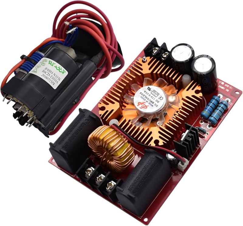 ZVS Coil Driver Board DC 12-30 V with Ignition Coil Kit, Boost High Voltage Generator, Flyback Driver and Heating Module, 4.3 x 3.1 x 1.2 in, 110 x 80 x 30 mm - Image 1