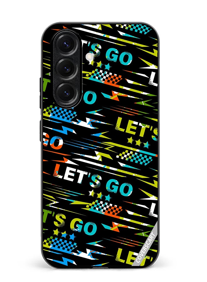Protective Case Cover For Samsung Galaxy S25 Plus Abstract Seamless Grunge Pattern For Boy Design Multicolour