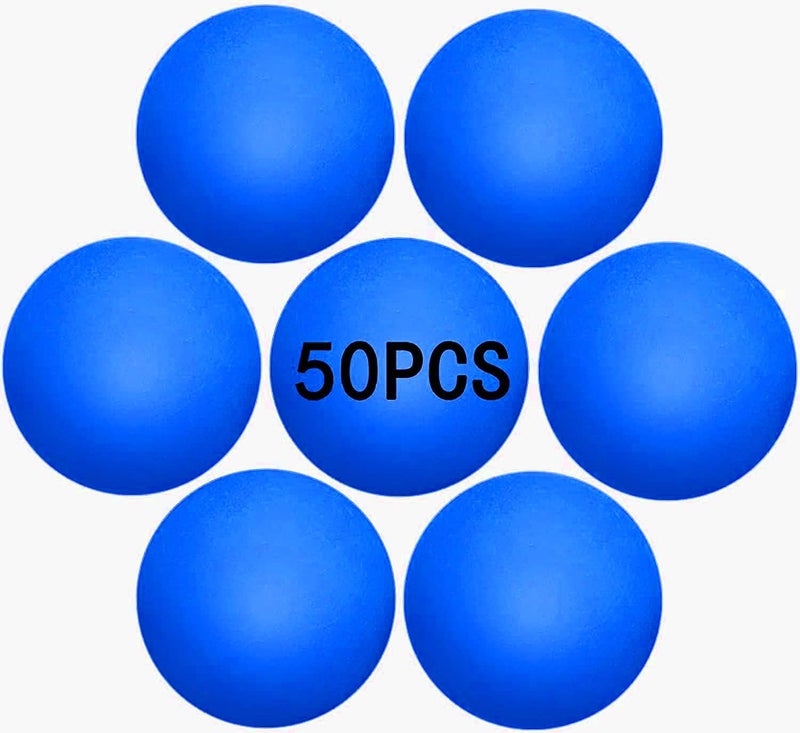 Jedulin 40MM Ping Pong Balls, 50 or 80 Pack Assorted Colored Plastic Balls for Beer Pong, Arts and Craft - Image 3