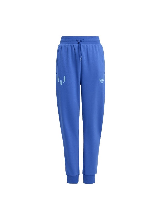 Adidas Messi Pants Blue Football Pants For Junior 5-6Y  - Image 1
