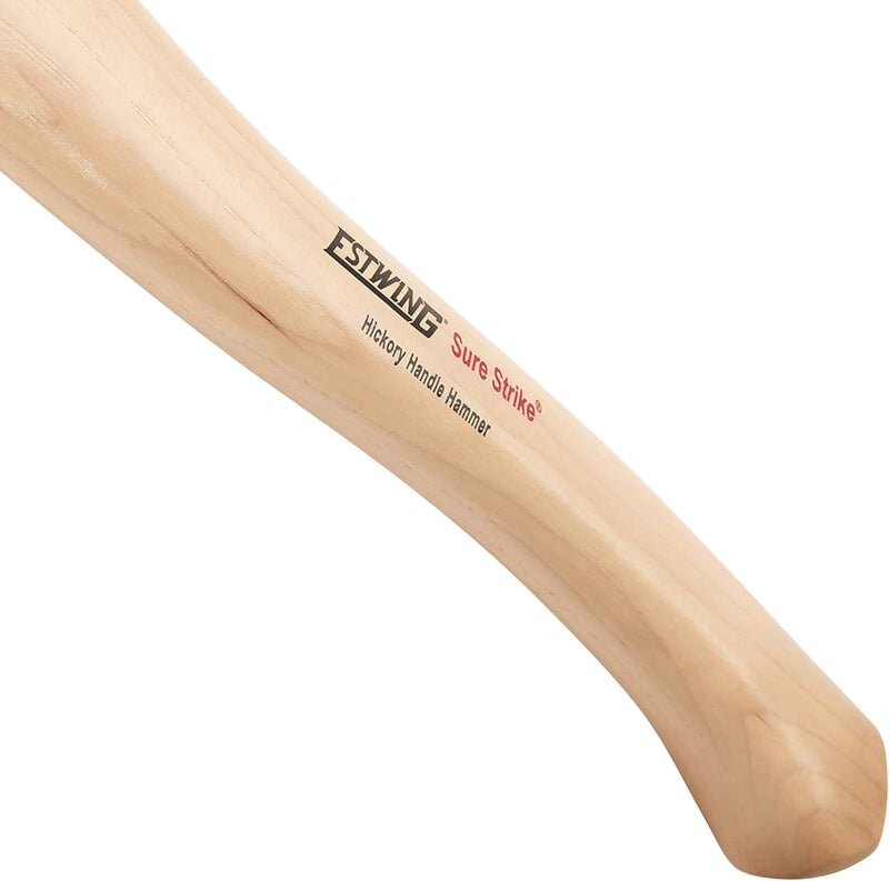 Estwing Sure Strike California Framing Hammer - 25 oz Straight Rip Claw with Milled Face & Hickory Wood Handle - MRW25LM - Image 4