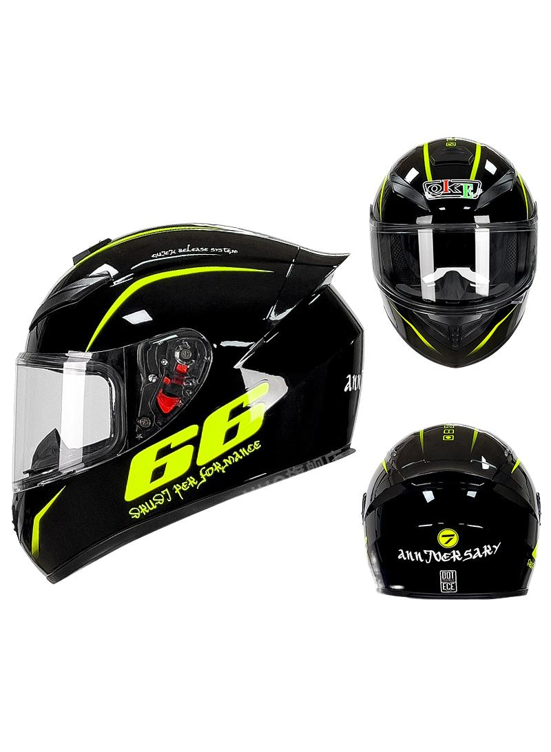 general Full Face Motorbike Helmet Motorcycle Adult Rider Biker Sports Crash Helmet - Image 1