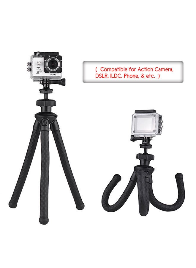 NIBEMINENT Flexible Octopus Tripod Stand For DSLR/Action Camera Black  - Image 3