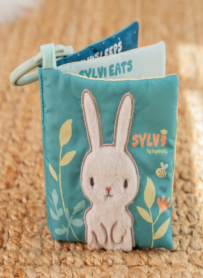 Ingenuity Storytime Sylvi Soft Baby Crinkle Book - 6 Pages - Sensory Surprises on Every Page - Ages 0M+ - Image 3