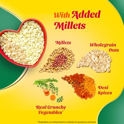 Saffola Masala Oats Veggie Twist 1 Kg - Image 3