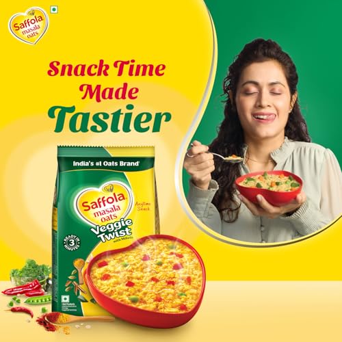Saffola Masala Oats Veggie Twist 1 Kg - Image 2