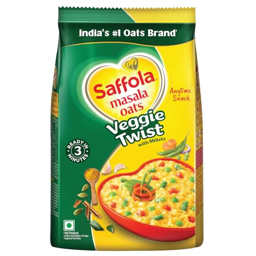 Saffola Masala Oats Veggie Twist 1 Kg - Image 1