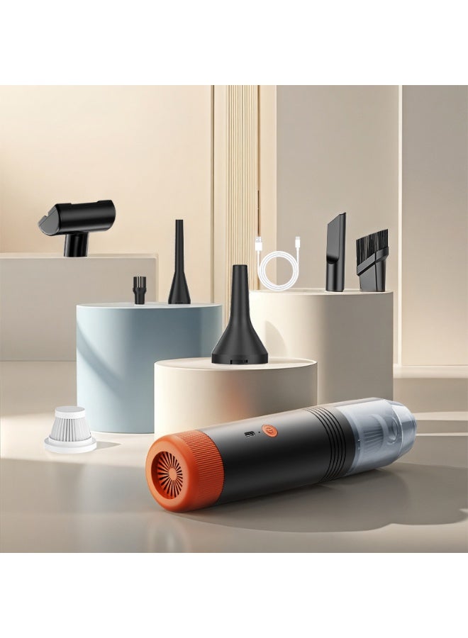 High-Power Car Wireless Vacuum Cleaner, Rechargeable Portable 2-in-1 Blow and Suck for Home Use