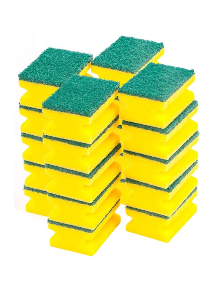 Reko Sponge Scourer Multi-Purpose Kitchen Sponge 20PCS, Dish Non Scratch Washing Sponge, Antibacterial, Long Lasting - Image 1