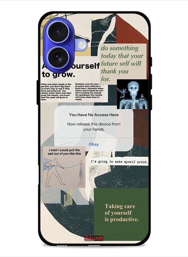Tolwak Apple iPhone 16 Protective Case Cover Allow Yourself To Grow - Image 1