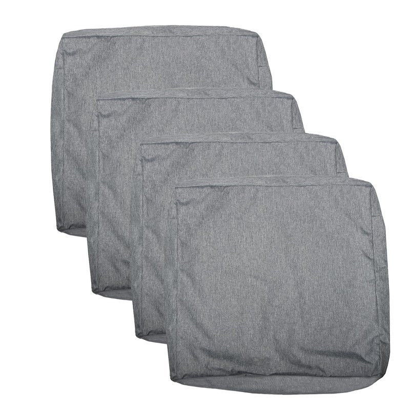 youngseahome youngseahome Patio Seat Cushion CoversWashable Slip Covers ReplacementWaterproof Outdoor Furniture Chair Cushion Pillow Seat Cover for CouchGardenSofaGray222244 Covers Only 