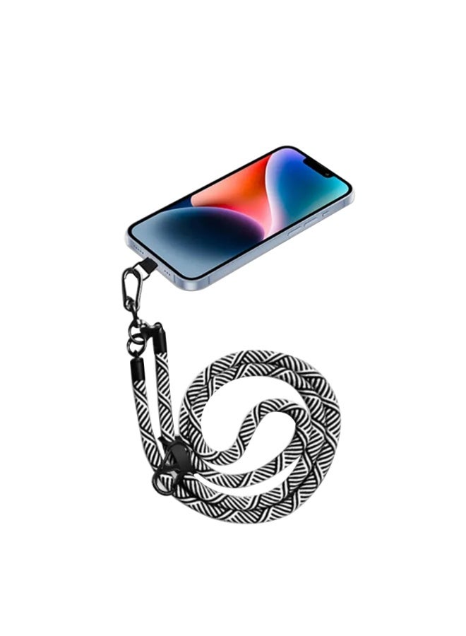 حبل هاتف محمول عالمي بطول 120 سم، حبل للكتف، حزام للمعصم حول الرقبة - Image 3