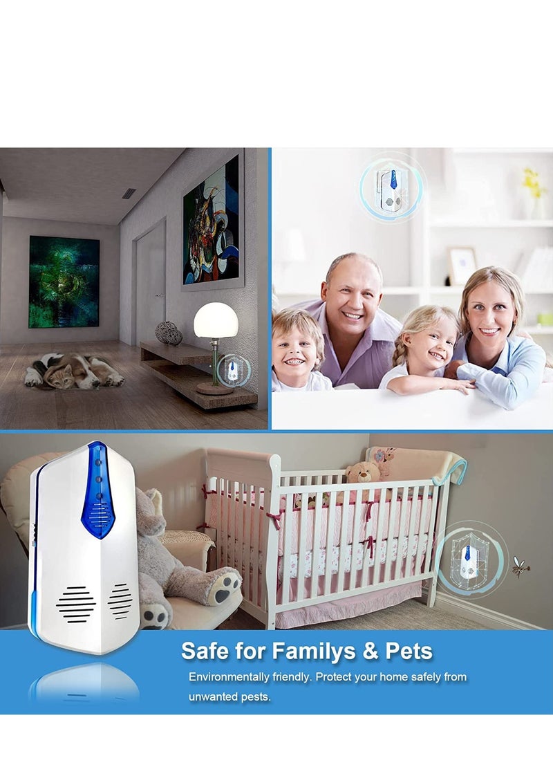 SYOSI Ultrasonic Pest Control Repeller - Powerful Mouse Repellent Wide Frequency Range Device Plug-in Insect Rat Deterrent Sound, Spider, Mosquitoes, Cockroach, Ants  - Image 4