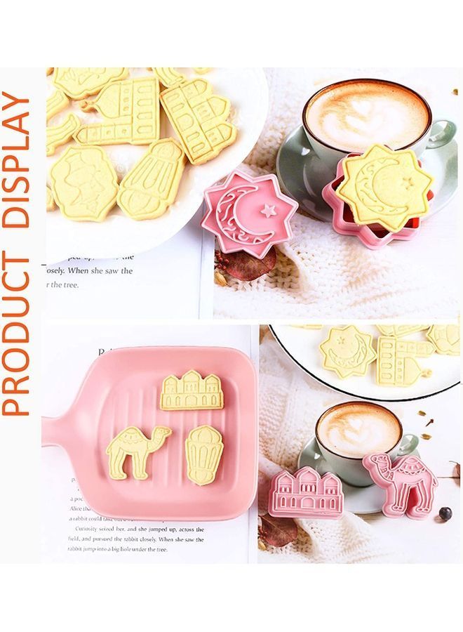 NIBEMINENT 6-Piece Ramadan Cookie Cutter Pink - Image 2