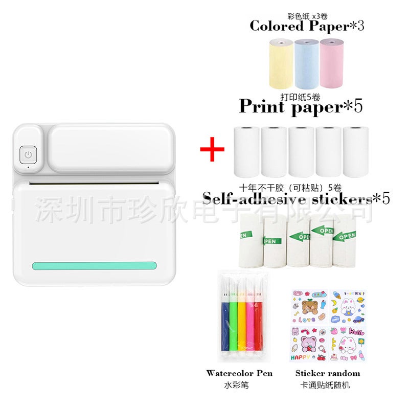 Mini Printer Po Printer Wireless Connectable Mobile Phone Wrong Printer Convenient Printer - Image 3