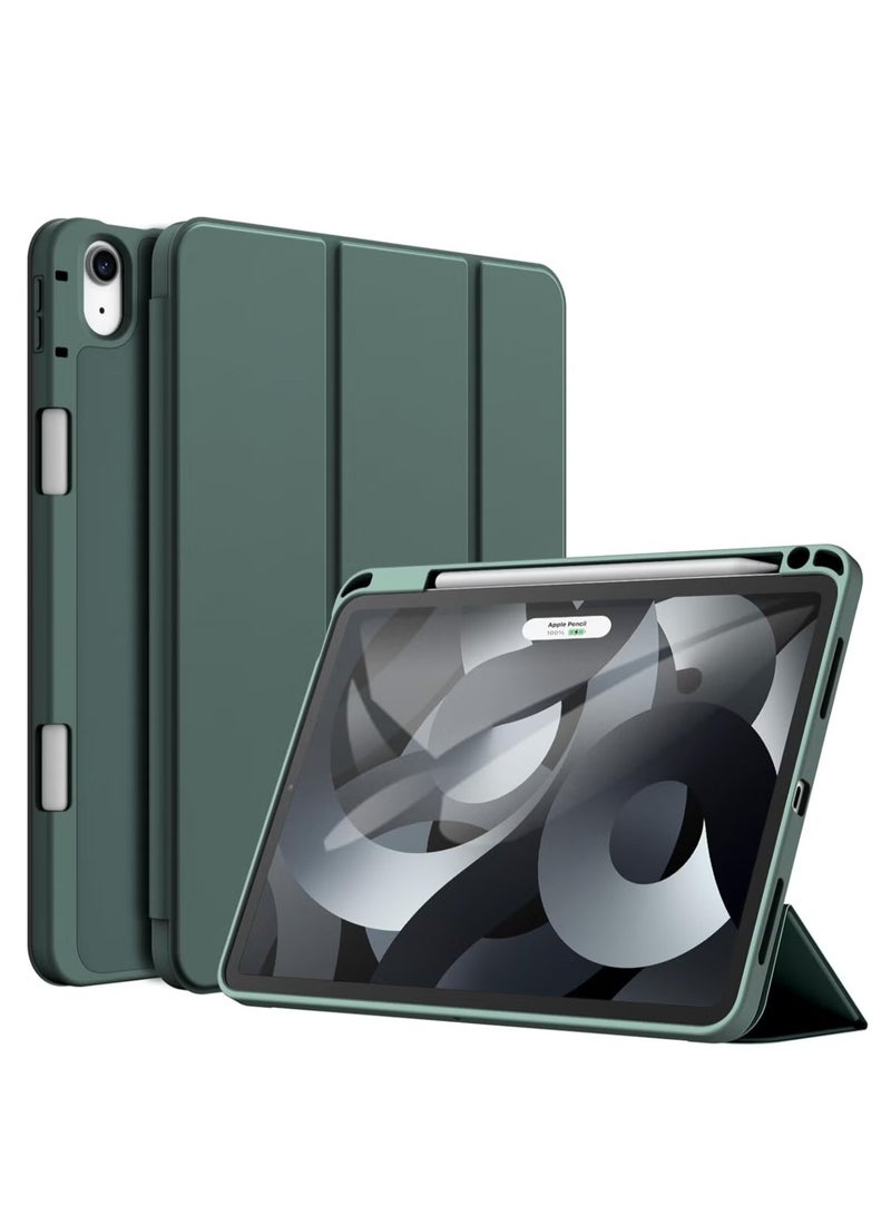 TIGER iPad Air 11-inch M2 2024 6th Generation Case with Pencil Holder, Silicone Magnetic Cover, Slim Tablet Protection for iPad Air 11-inch M2 6th Generation - Image 1