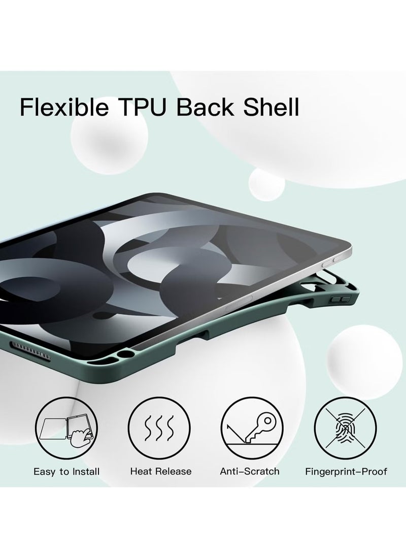 TIGER iPad Air 11-inch M2 2024 6th Generation Case with Pencil Holder, Silicone Magnetic Cover, Slim Tablet Protection for iPad Air 11-inch M2 6th Generation - Image 5