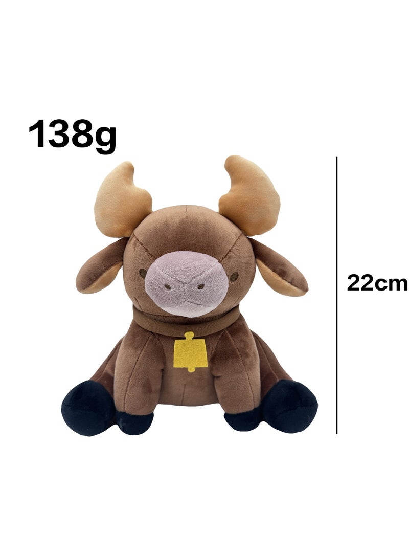 general Palia Chapaa plush Paglia brown calf plush toy Doll figures, soft hugging plush toys, children's birthday holiday gifts - Image 2