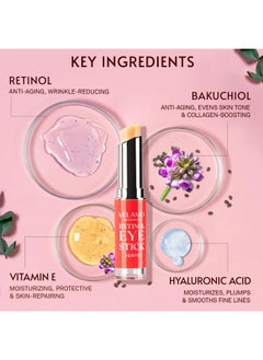 VELAMO ADVANCED Retinol Eye Stick, Retinol Eye Cream, Retinol Cream, Retinol Face Cream, Under Eye Cream Anti Aging, Eye Cream, Brightening Eye Balm Reduces Fine Lines and Dark Circles, Visible Results in 3-4 Weeks  - Image 4