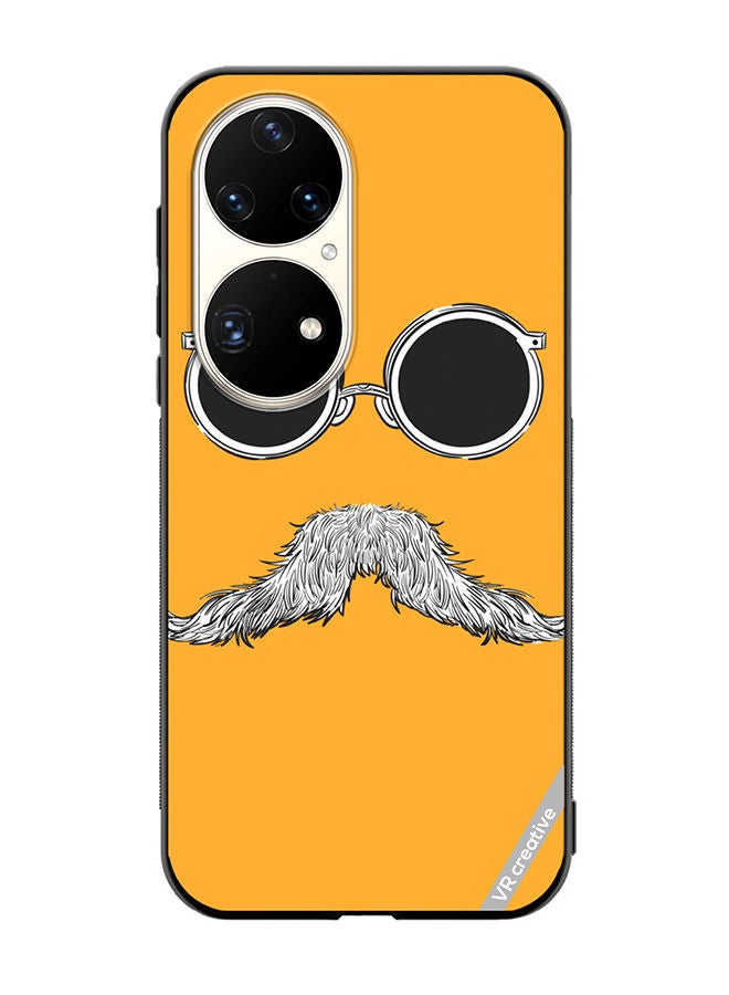 VR CREATIVE Protective Case Cover For Huawei P50 Pro Baba Mustaches Design Multicolour - Image 1