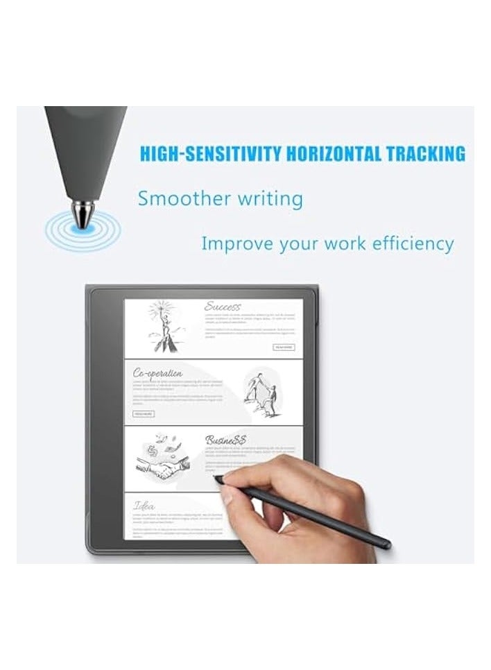 بروماس 3 قطع من رؤوس أقلام الرصاص الدقيقة من سبائك التيتانيوم لقلم القلم، طقم بديل لرأس القلم متوافق مع S22/ S21/ S8/ S7/ S6/ Note 10، لا يوجد مناقير حبر جاف ناعمة مهترئة لتدوين المناقير الاحتياطية - Image 3