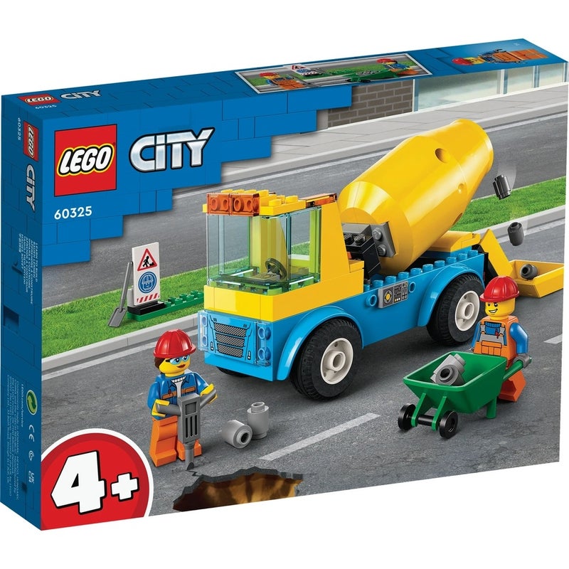 LEGO - City Cement Mixer 85 Pieces - 60325 - Image 1