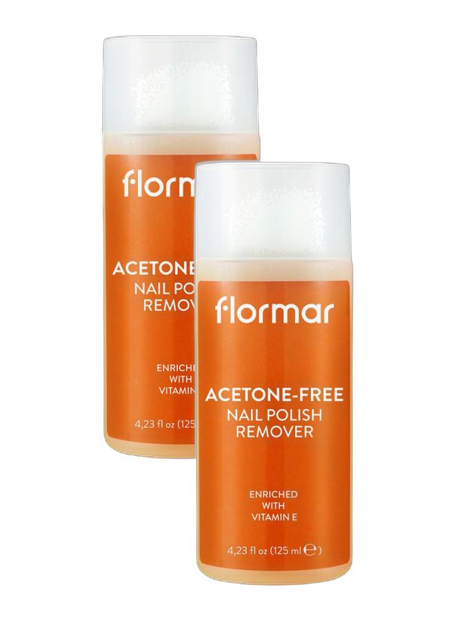flormar Nail Polish Remover Re-formulated - 01 Acetone Free Clear Bundle - Image 1