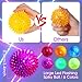 Liliful 16 Pcs 163060 Pcs Large Light up Bouncy Balls 34 Inch LED Rubber Ball Spiky Flashing Lights Holiday Blinking Sensory Bouncy Flash Stress Ball for Adults Pets Party Favors Christmas - Image 4