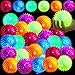 Liliful 16 Pcs 163060 Pcs Large Light up Bouncy Balls 34 Inch LED Rubber Ball Spiky Flashing Lights Holiday Blinking Sensory Bouncy Flash Stress Ball for Adults Pets Party Favors Christmas - Image 2